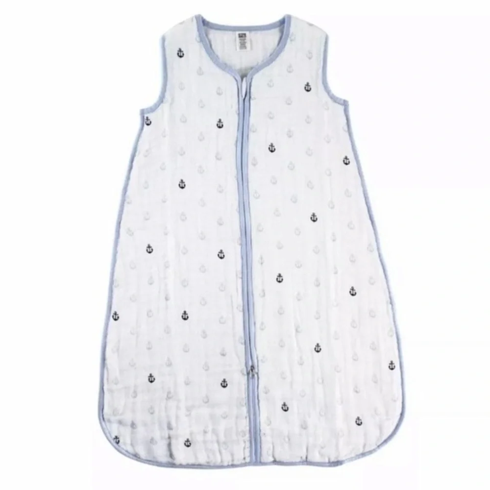 NWT. Hudson Baby Muslin Wearable Safe Sleeping Bag Blanket